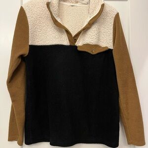 Donni tri fleece pullover